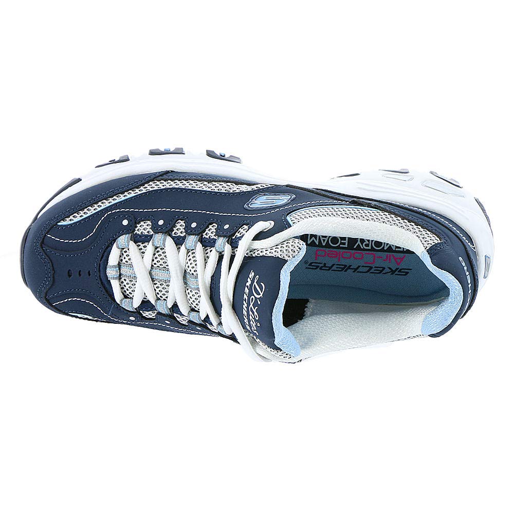 Skechers Women's D'lites Life Saver Memory Foam Lace-up Sneakers