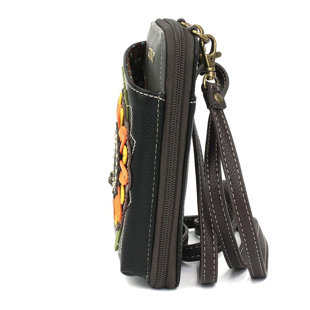 CHALA Wallet Crossbody Cell Phone Purse - Women Faux Leather Multicolor Handbag with Adjustable Strap