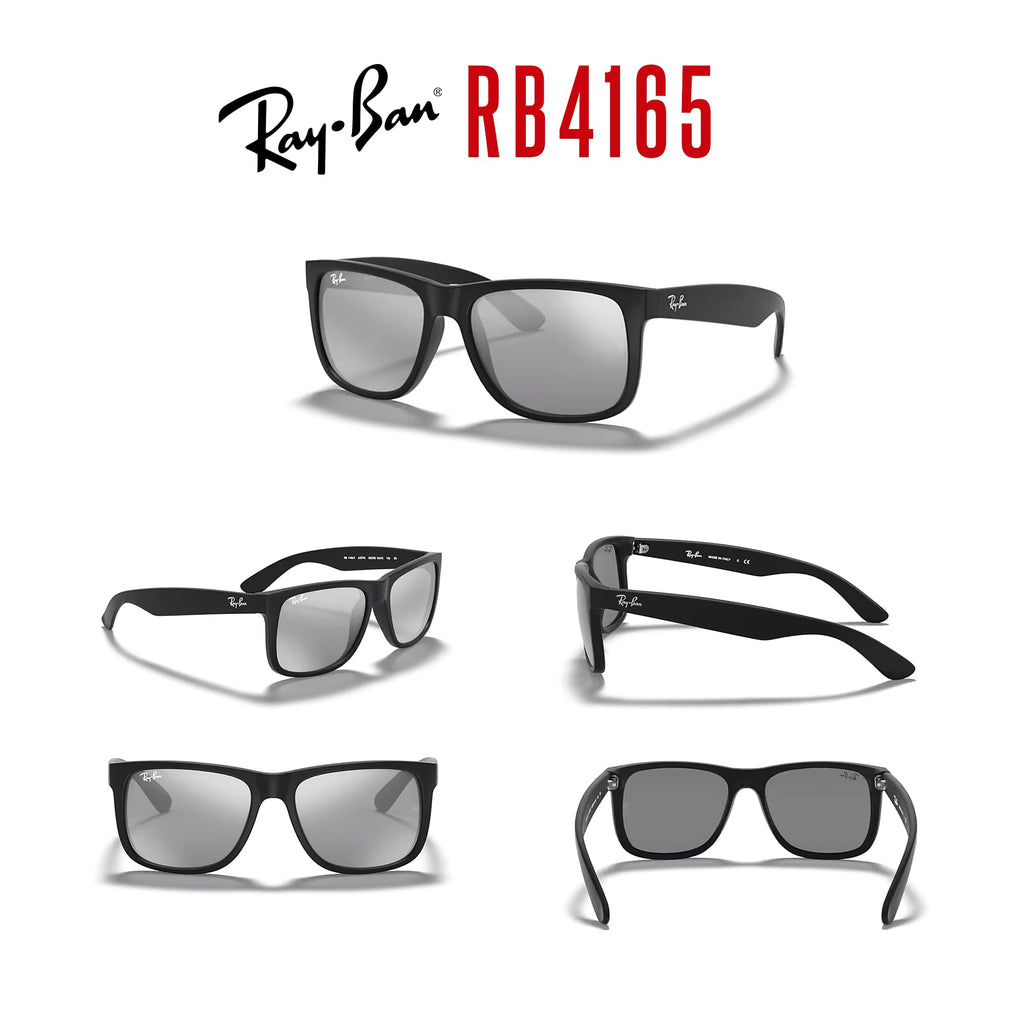 Ray-Ban RB4165F Justin Classic Square Sunglasses for Men