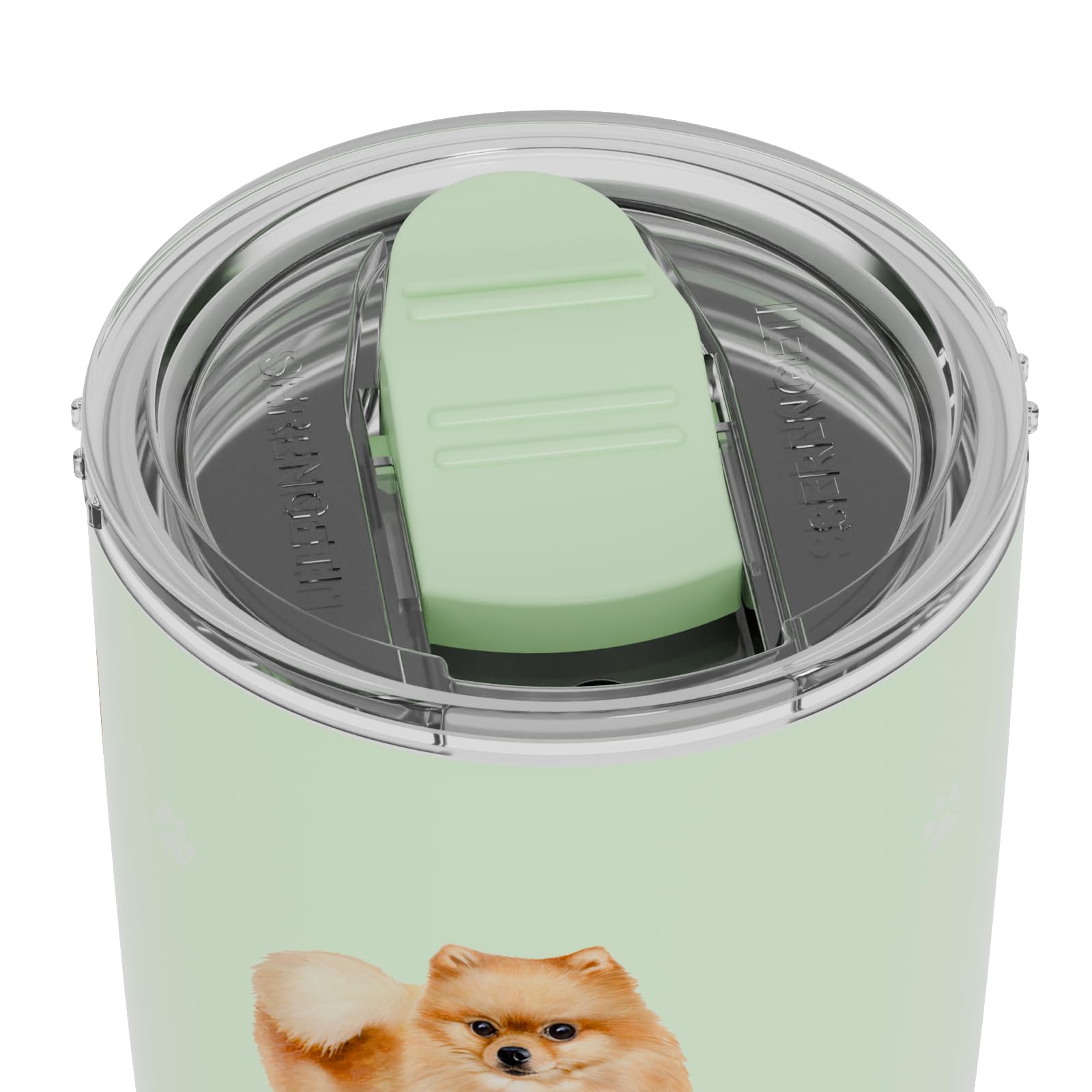 SERENGETI Australian Shepherd 20 Oz. Stainless Steel, Vacuum Insulated Tumbler with Spill Proof Lid - 3D Print - Insulated Travel mug for Hot or Cold Drinks (Australian Shepherd Tumbler)