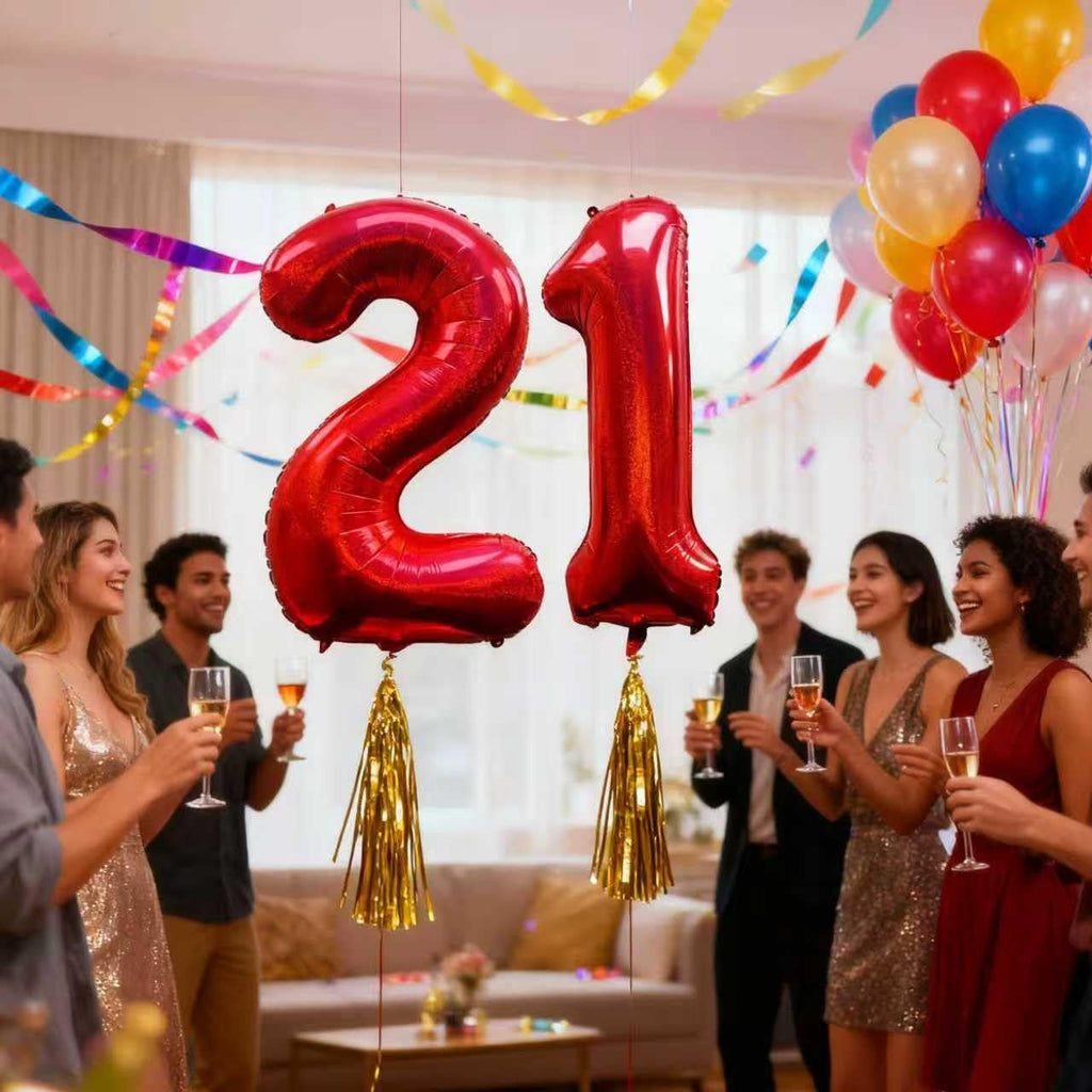 Brown Number 10 Balloons 40 Inch Giant Brown 10 Foil Mylar Balloons for 10th Birthday Anniversary Events Party Decorations