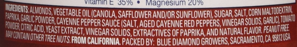 Blue Diamond Almonds Sriracha Flavored Snack Nuts, 6 Oz Resealable Can (Pack of 1)