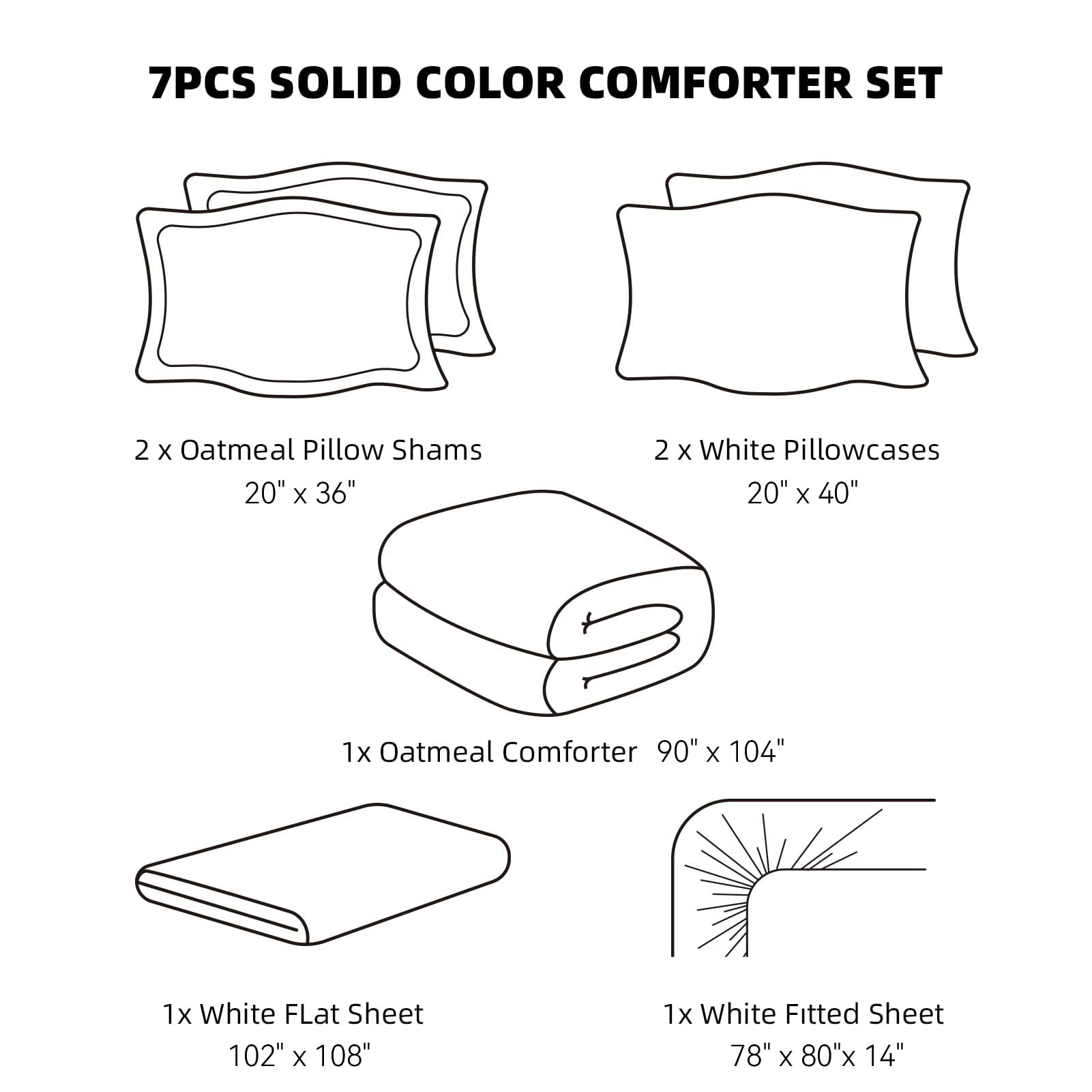 weigelia Twin Comforter Set 5 Pieces Beige Bed in A Bag Soft Queen Bedding Set Lightweight Comforter Set for Women and Men（Comforters, Flat & Fitted Sheets, Pillowcases & Shams）