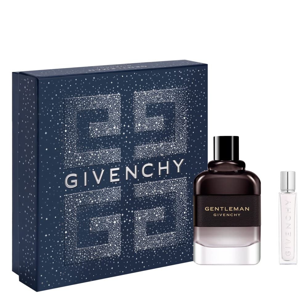Givenchy Gentleman 3-Piece Gift Set for Men (3.4 Oz Eau De Parfum Spray + 2.5 Oz Shower Gel + 0.42 Oz Eau De Parfum Travel Spray)