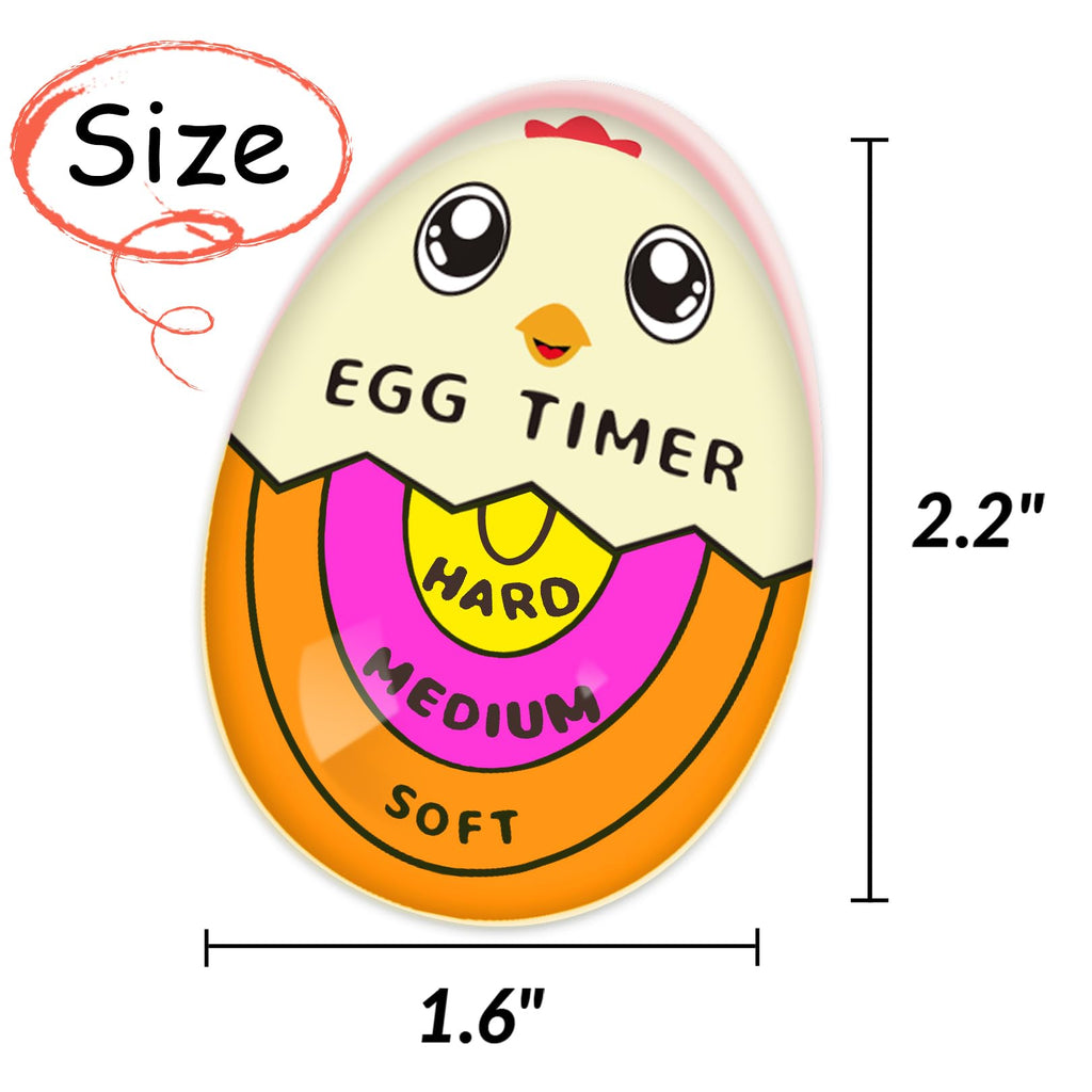 Lasubst Egg Timer for Boiling Eggs that Changes Color When Done, Blue