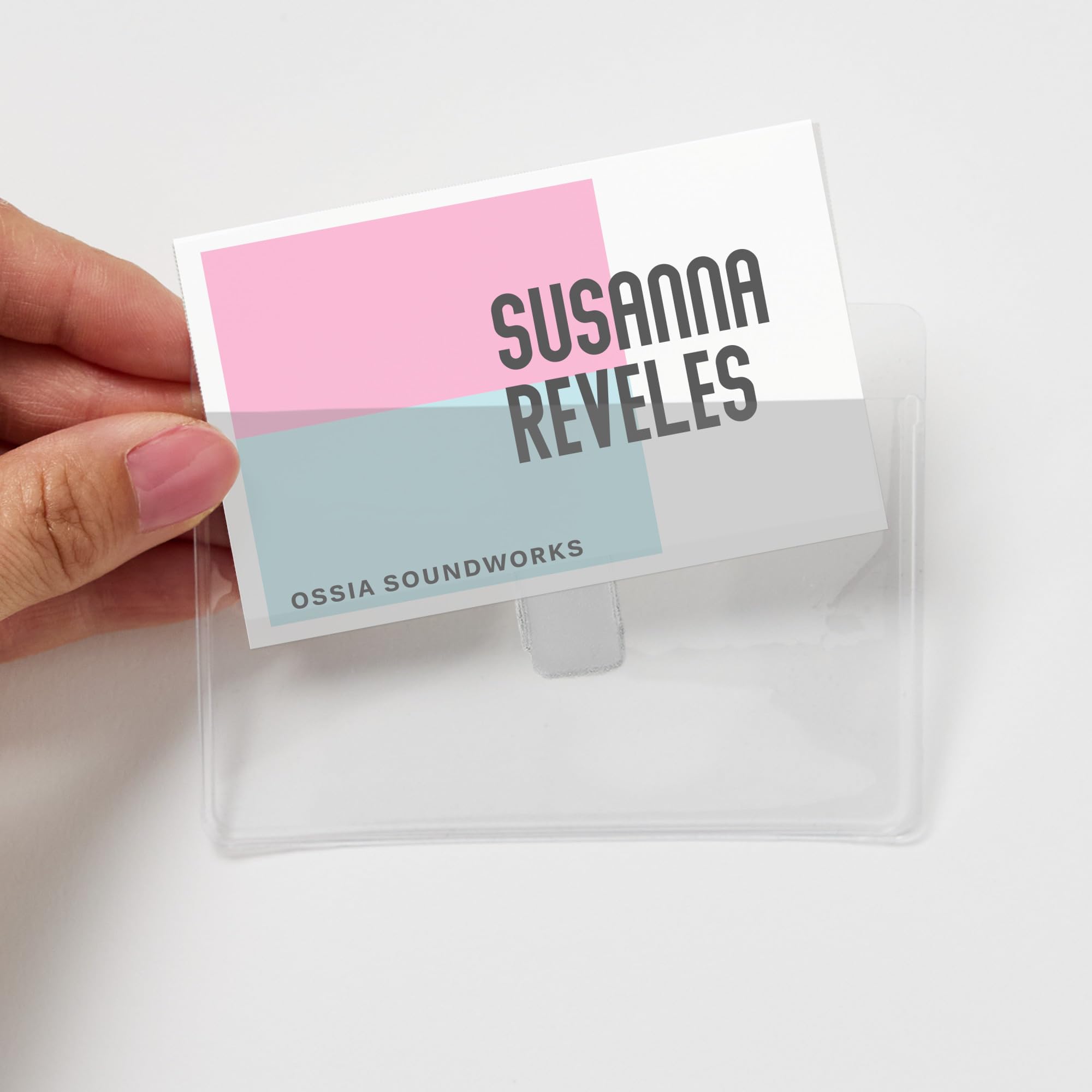 Avery Customizable Name Badge Inserts, 2.25" x 3.5", White, 400 Printable Name Tag Inserts (5390), Pack of 5