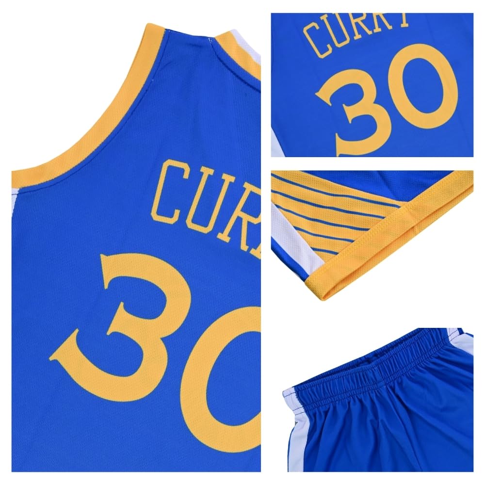 Youth Basketball Jerseys for Boys Girls Gradient Basketball Jersey Shorts for 2-14 Years Kids Training Uniform Sets