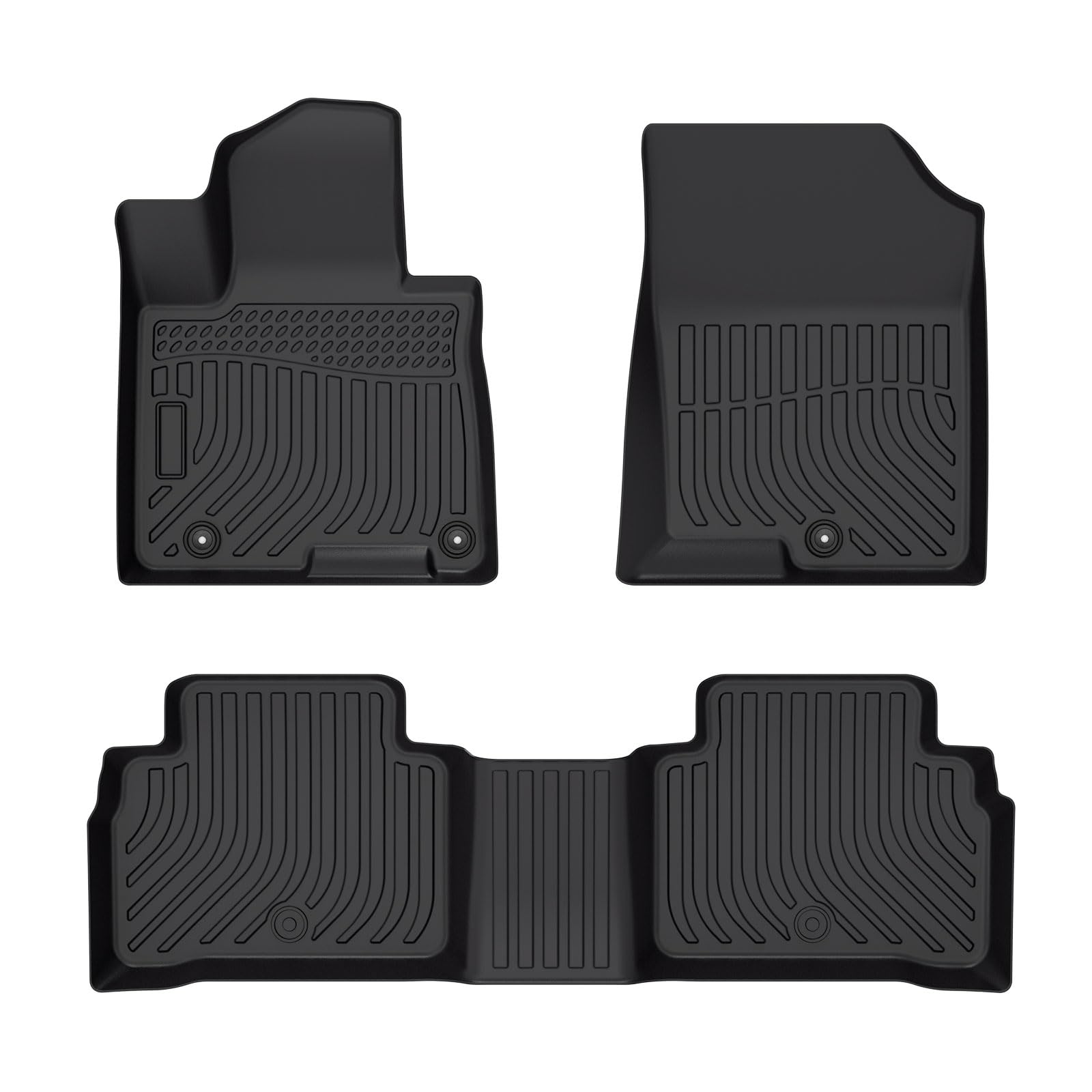 Cartist Floor Mats Compatible with Kia EV6 2022 2023 2024 2025 2026 Accessories All Weather Floor Liner Front & Rear 2 Rows Car Carpet Protection TPE Odorless