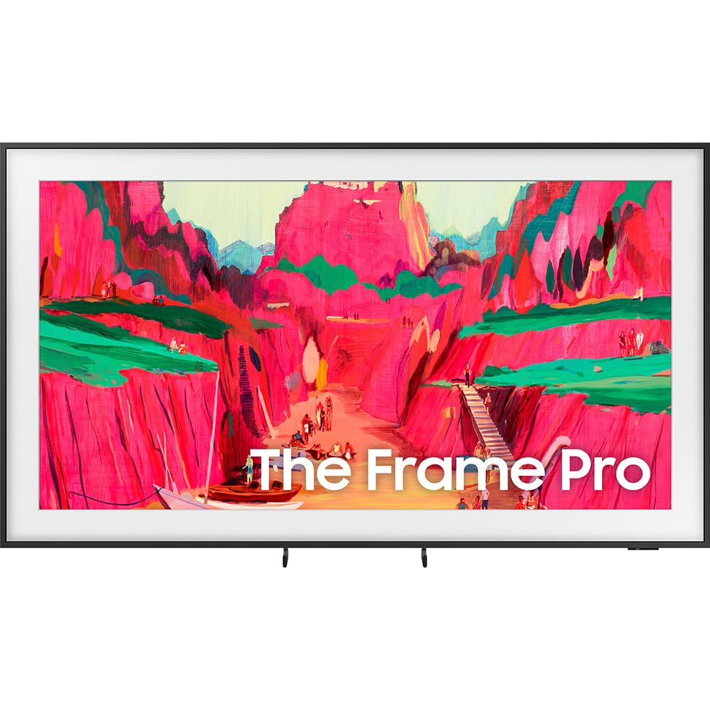 Samsung QN50LS03FA 50" The Frame QLED 4K AI TV (2025) Bundle with Modern Brown Bezel, CPS 26 Month Protection, Slim Flat Mount, 2X HDMI Cables & Deco Gear Complete Home Theater Beginner's Guidebook