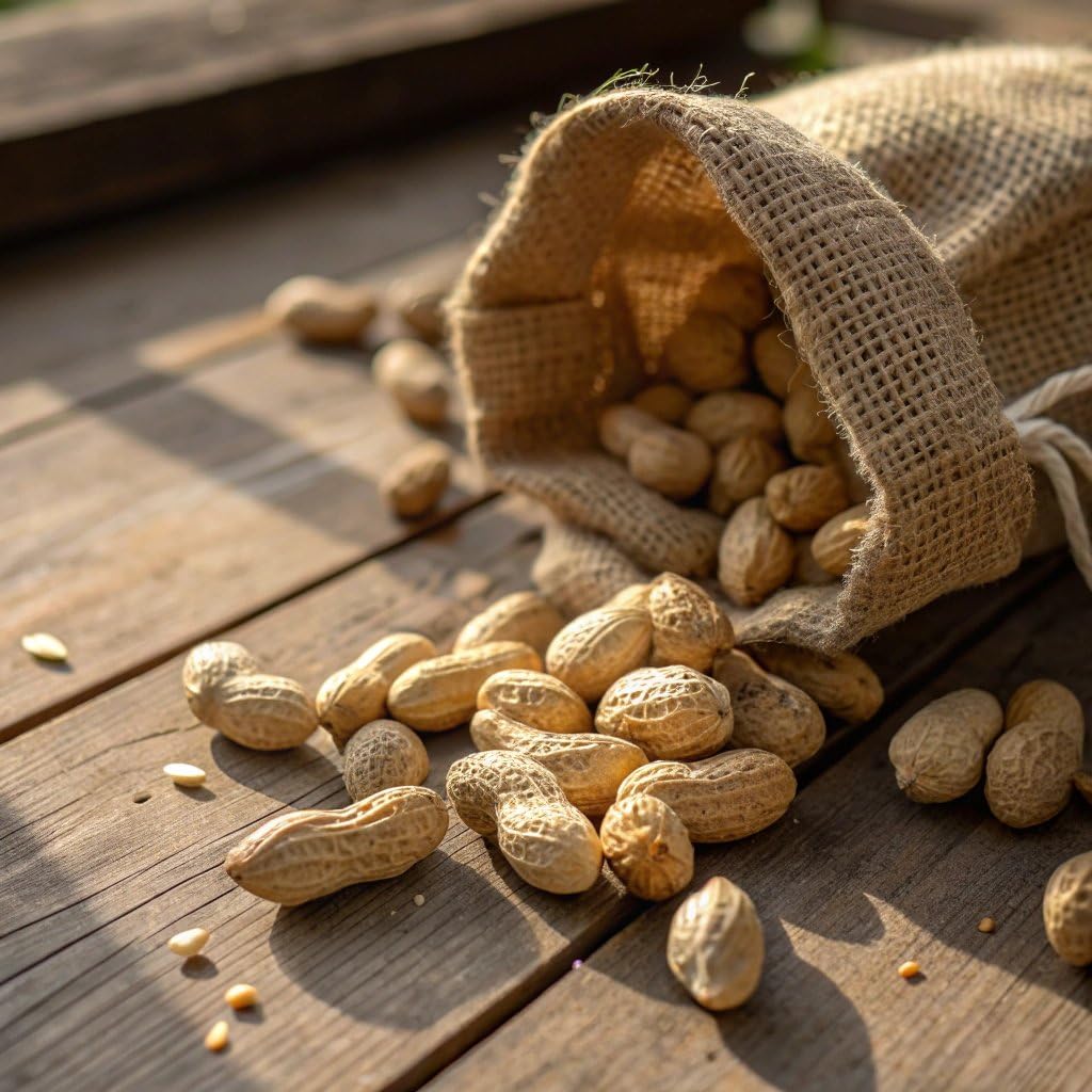 Fruidles Raw Peanuts, 2 Pound Bag Raw Peanuts in Shell, Great for Boiling, Squirrels Feed, Birds Feed and Wildlife