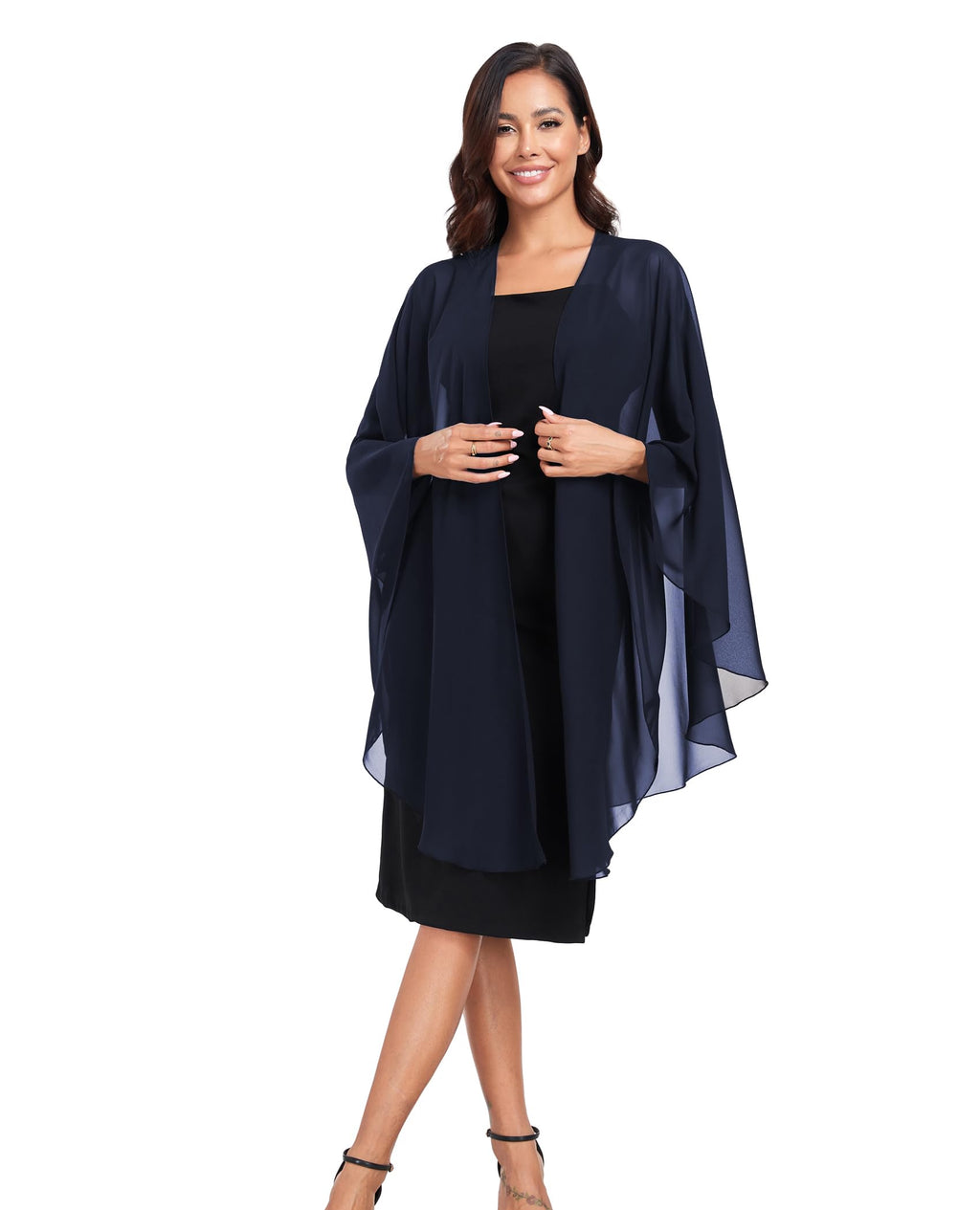 TONGFANTFL Shawls Wraps for Evening Wedding Party Chiffon Scarf Soft Bridal Wraps Wedding Guest Shawl Coverage