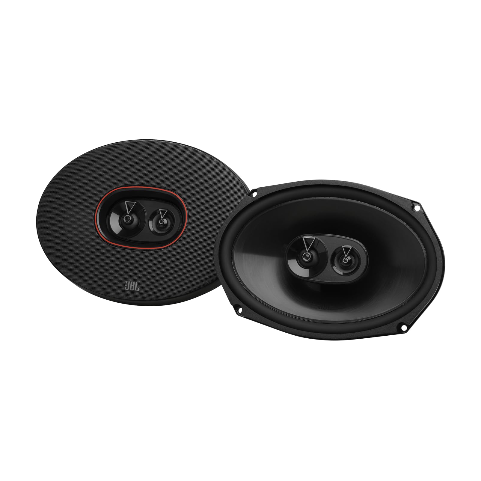 JBL Club 34F - 3-1/2" (87mm) Two-Way Car Speaker, 75 Watts Peak, 25 Watts RMS, Sensitivity (@ 2.83V): 89dB, Frequency Response: 90Hz – 20kHz, Nominal Impedance: 3.0 ohms