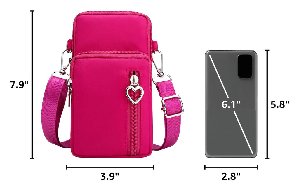 VINAIDA Small Crossbody Wallet Phone Bag Women Mini Crossbody Purse Cell Phone Shoulder Bag Mini Wallet Over Shoulder Strap