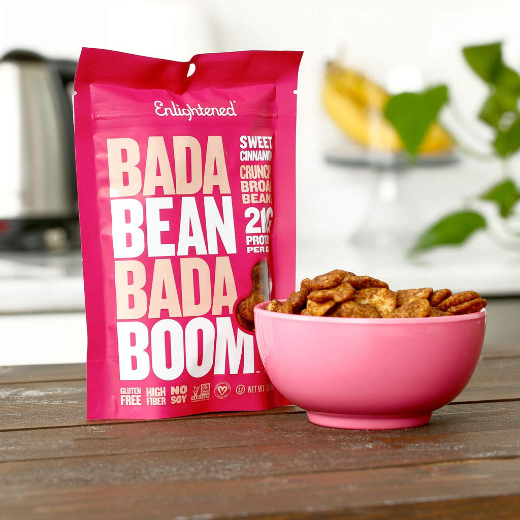 Bada Bean Bada Boom, Crunchy Roasted Broad Bean Snacks (Fava), High Protein, Vegan, Gluten-free - 110 Calorie Packs, Buffalo Wing, 4.5 Ounce (Pack of 6)