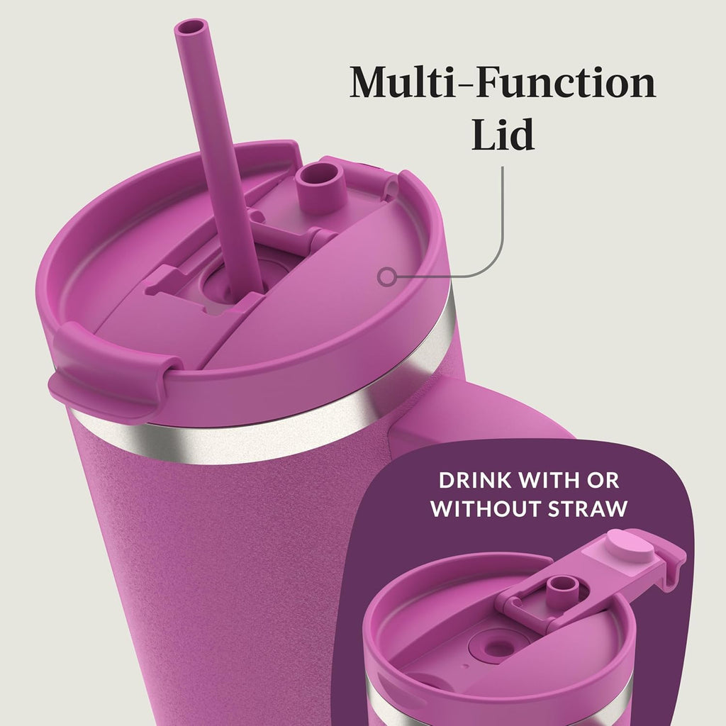 Contigo Streeterville 30oz Tumbler, Stainless Steel Vacuum Insulated, Leak-Proof, Cold for 29 Hours, Fits in cupholders, Licorice