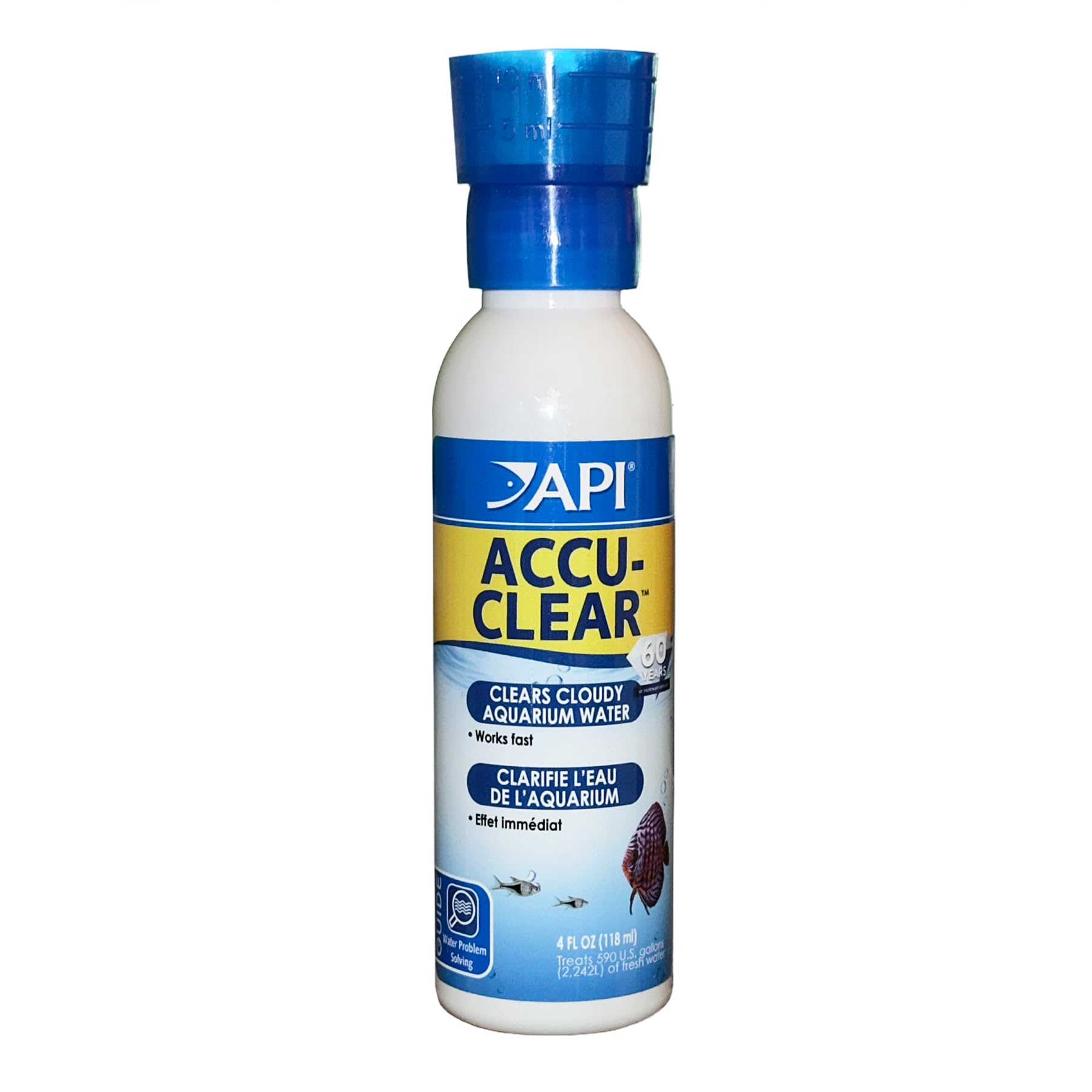 API ACCU-CLEAR Freshwater Aquarium Water Clarifier 1.25-Ounce Bottle (111A)