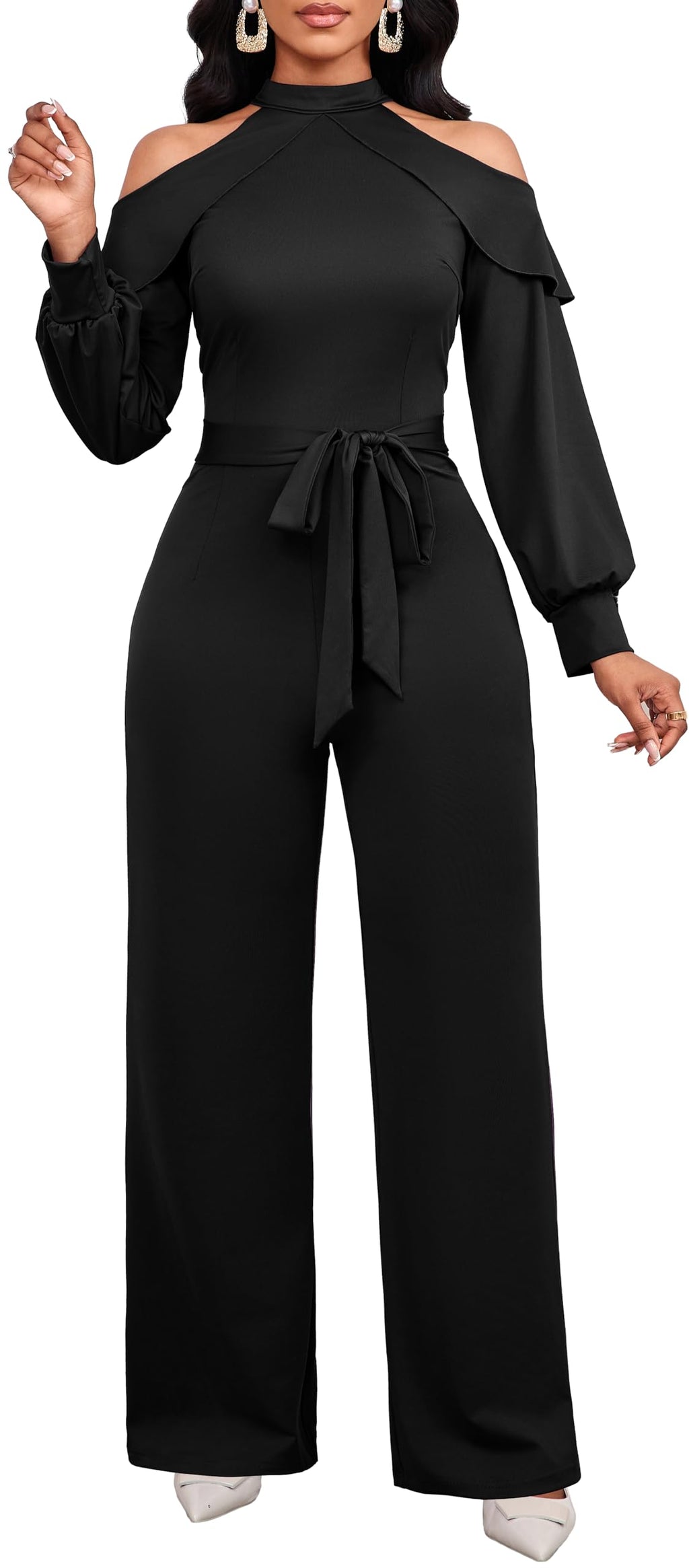 Jumpsuit for Women Sexy Elegant Long Straight Pants Cocktail Printing Jumpsuits Party Club with Zipper
