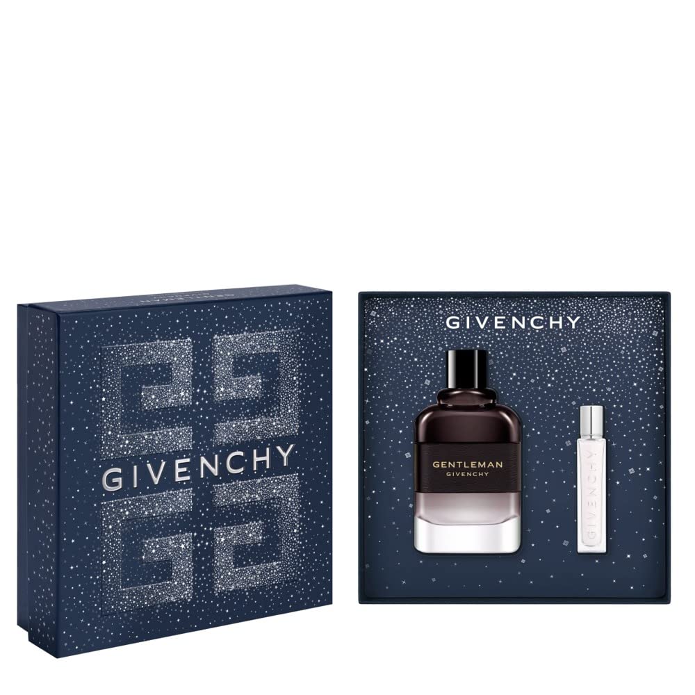 Givenchy Gentleman 3-Piece Gift Set for Men (3.4 Oz Eau De Parfum Spray + 2.5 Oz Shower Gel + 0.42 Oz Eau De Parfum Travel Spray)
