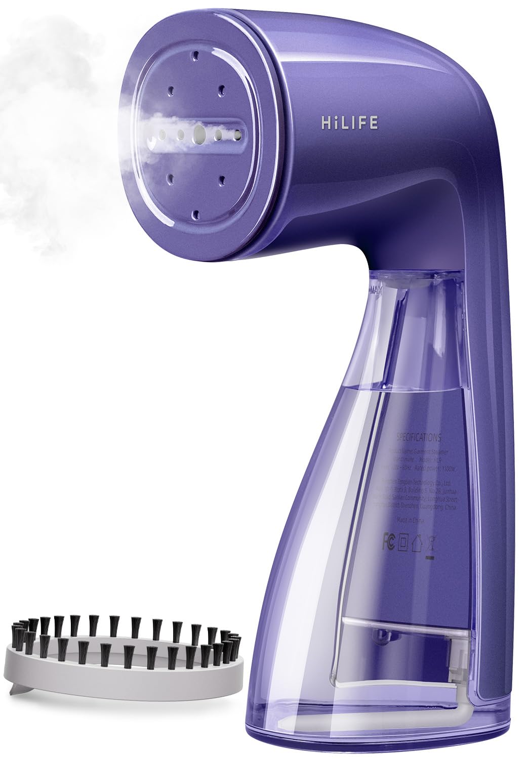 HiLIFE Steamer for Clothes, Portable Handheld Design, 240ml Big Capacity, 700W, Strong Penetrating Steam, Removes Wrinkle, for Home, Office and Travel(ONLY FOR 120V) (Olive Green)