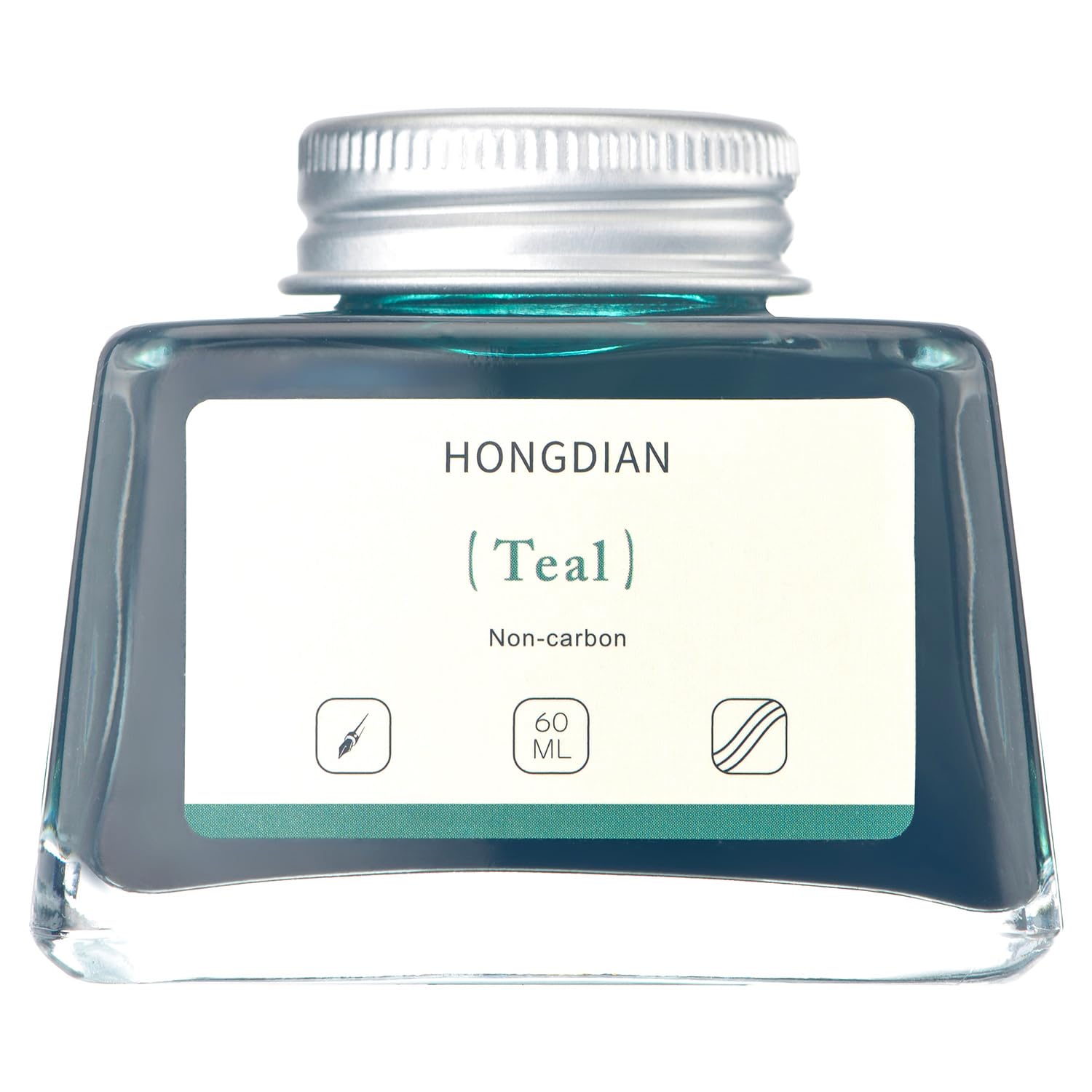 Asvine Hongdian Fountain Pen Bottled Ink Black, 60ml Fountain Pen Bottled Ink, Non Carbon