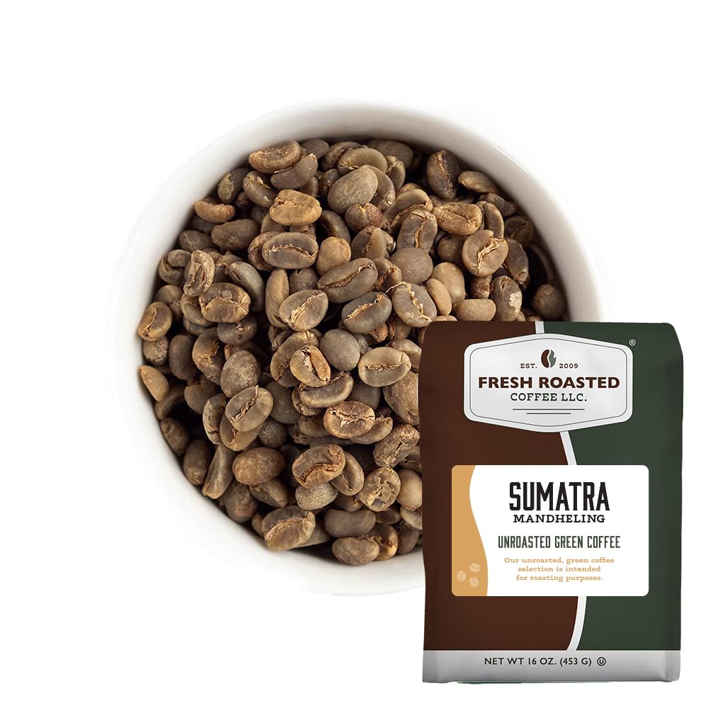 Fresh Roasted Coffee, Adventurer Unroasted Green Coffee Beans Home Roasting Starter Kit, Variety 4-Pack, Kosher, 4 lb (Four 1 lb Bags)