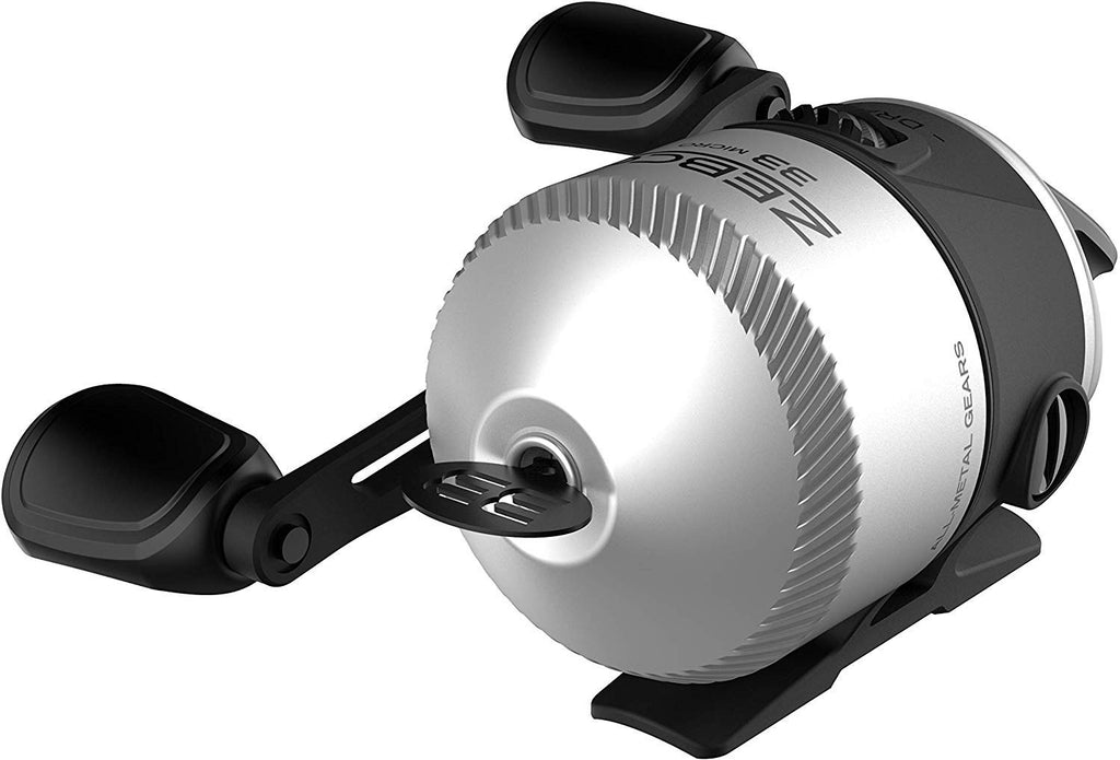 Zebco 33 Spincast Fishing Reel, Changeable Right or Left-Hand Retrieve, Built-in Bite Alert, All-Metal Gears, Pre-Spooled with Zebco Cajun Line