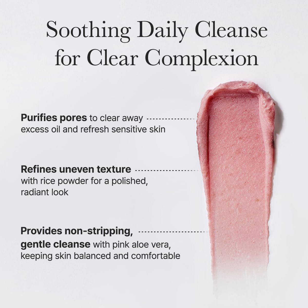 Arencia Calendula Rice Mochi Fresh Cleanser - Moisturizing & Deep-Cleansing (1.76oz)