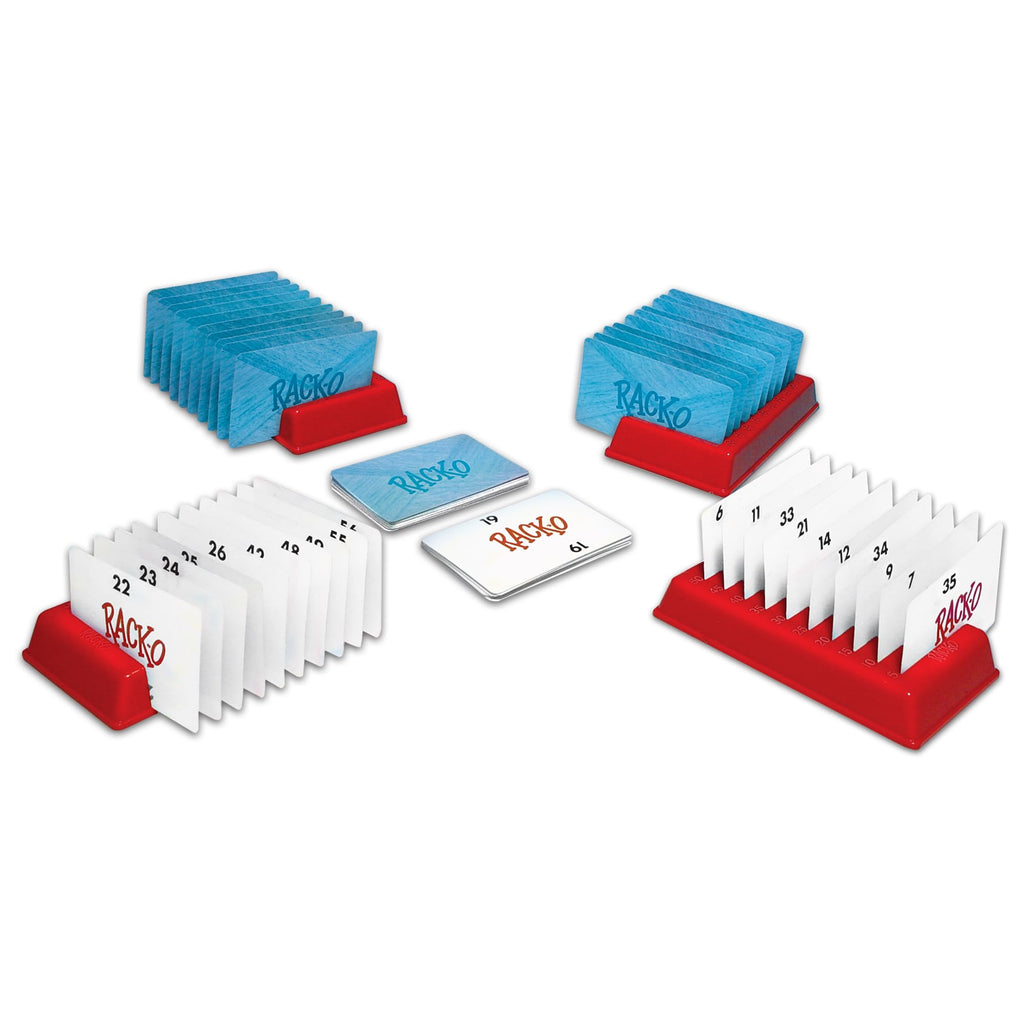 Winning Moves Rack-O Retro Edition, Enjoyed Since the 50's | Classic Tabletop Number Sorting Game, 2-4 Players, Ages 8+