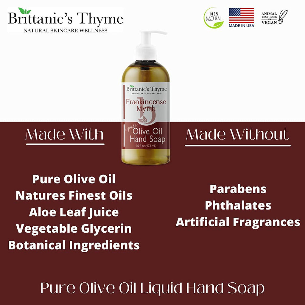 Brittanie’s Pure Castile Liquid Soap Refill, Bergamot Lime, 12 Ounce | Dish Soap, Hair & Body, Home, Gentle and Pure, Made with Natural Luxurious Oils, Vegan & Gluten Free Non-GMO