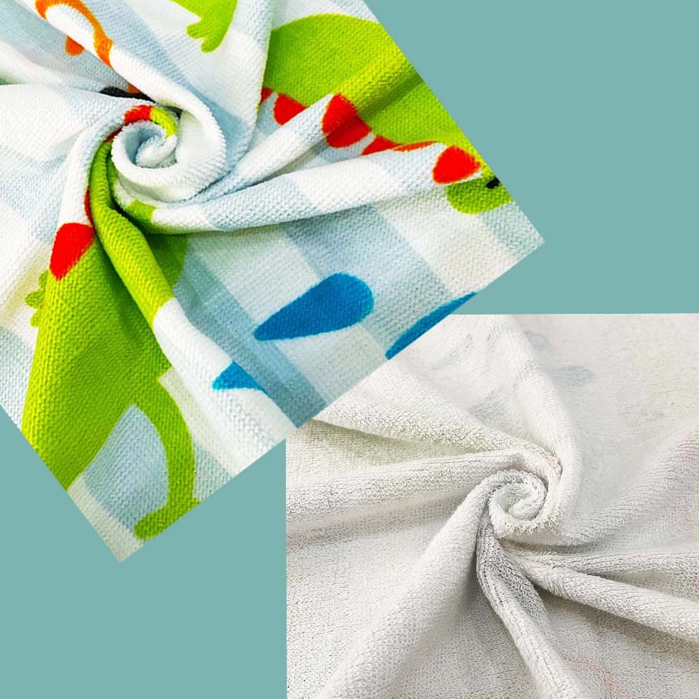 Kids Beach Towel Velour Terry Blanket Throw 100% Cotton Super Soft Absorbent 25.5X51 inches for Bath Swimming Sports Camping Holiday Picnic, Bus Coconut Parasol Lounge Audio Player.