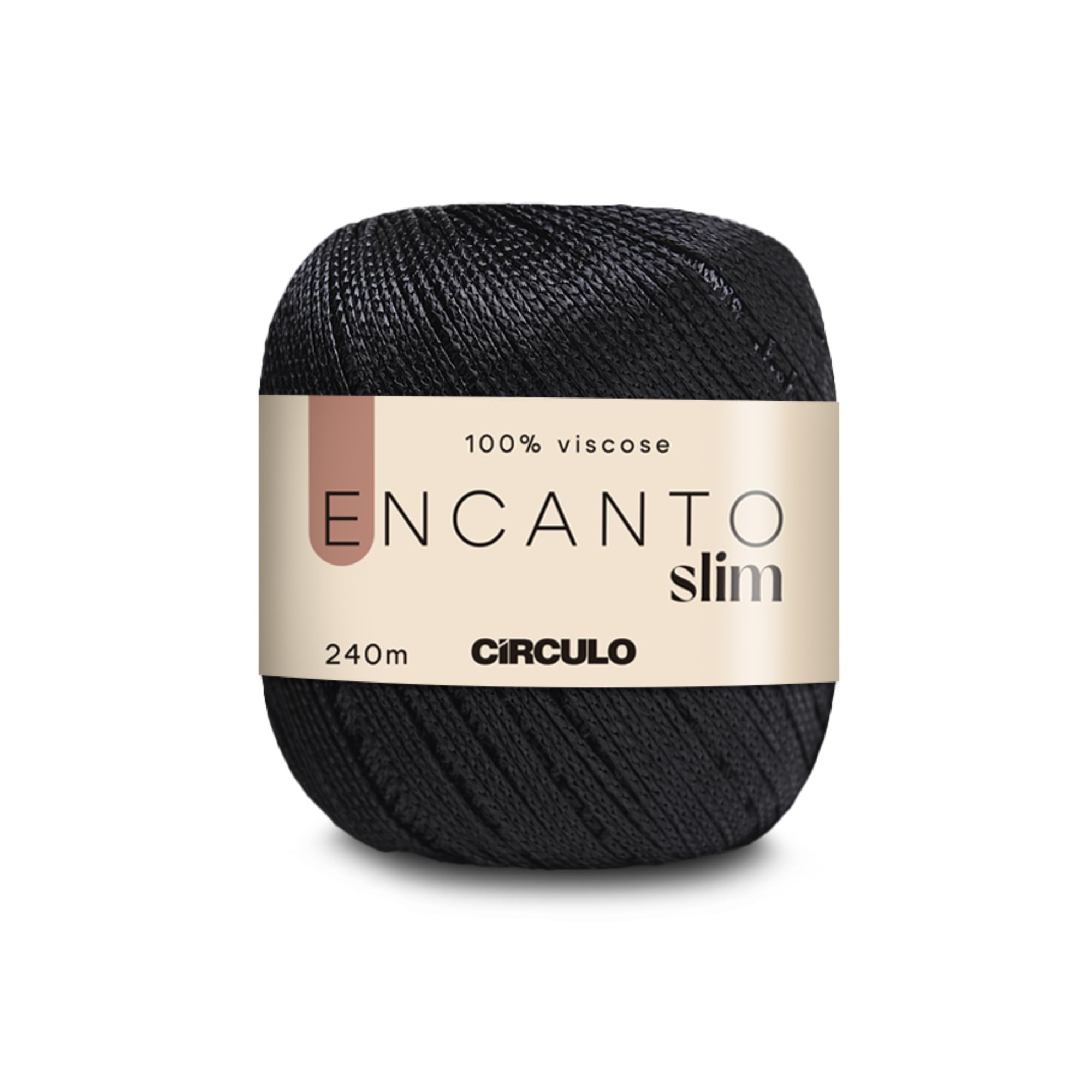 CIRCULO Encanto Slim Roll Yarn 100% Viscose - Luxury & Shine - Sport Weight Yarn - 262 yds, 3.52 oz - Color 1289 - Canary