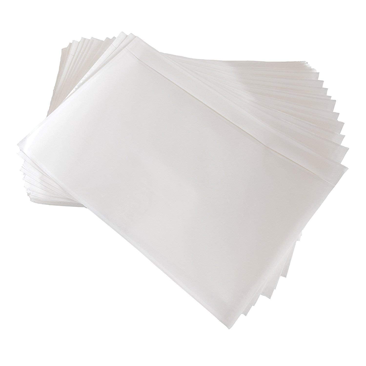 9527 Product 4.5" x 5.5" Clear Adhesive Top Loading Packing List/Shipping Label Envelopes (100 Pack)