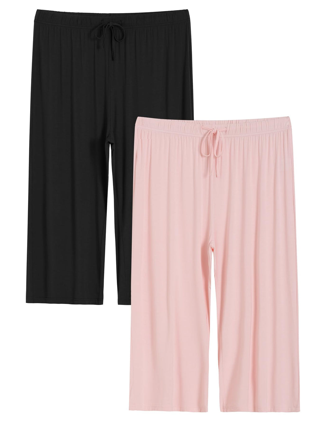 Latuza Women's Plus Size Capri Pajama Pants Wide Leg