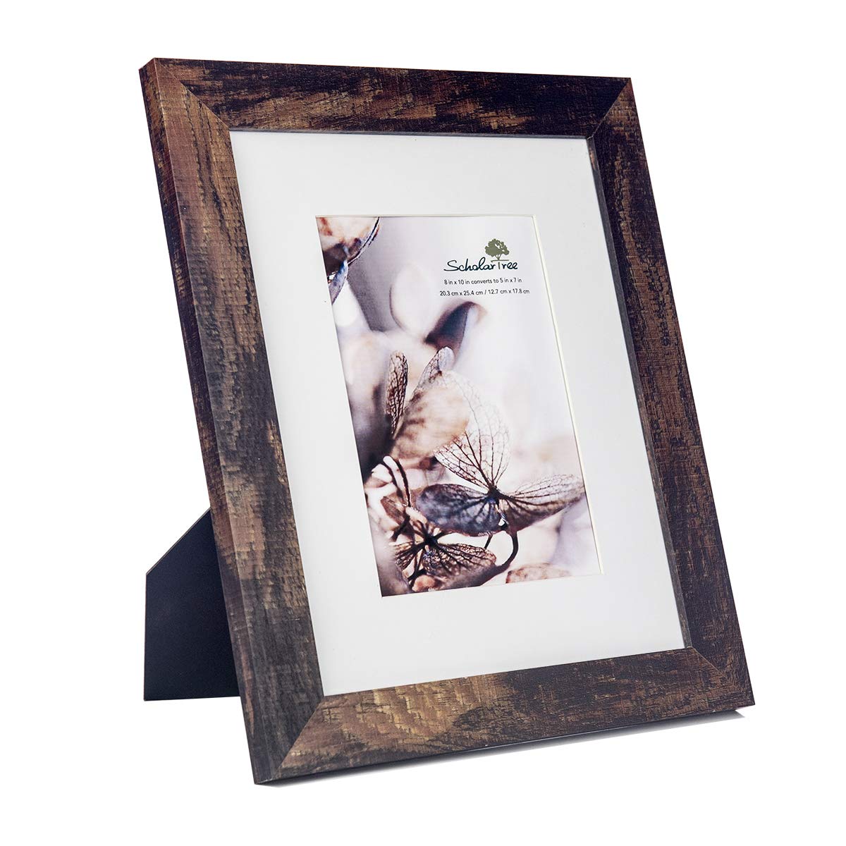 5x7 Picture Frame Gold, Display 5x7 without Mat or 4x6 with Mat, Wall Gallery Photo Frames
