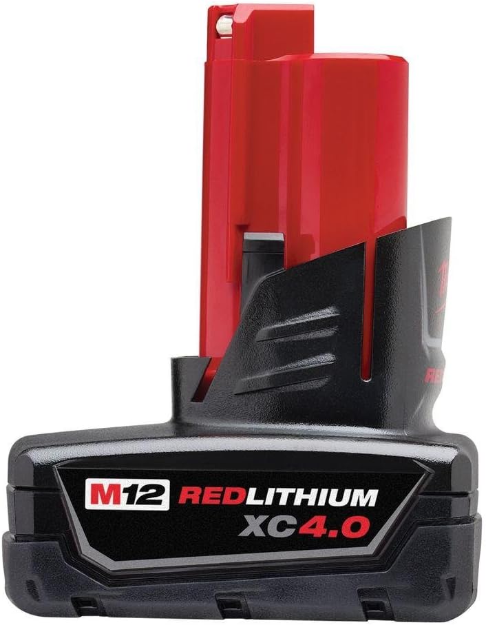 Milwaukee Genuine 48-11-2440 New M12 12v Red Lithium XC 4.0 Ah Battery