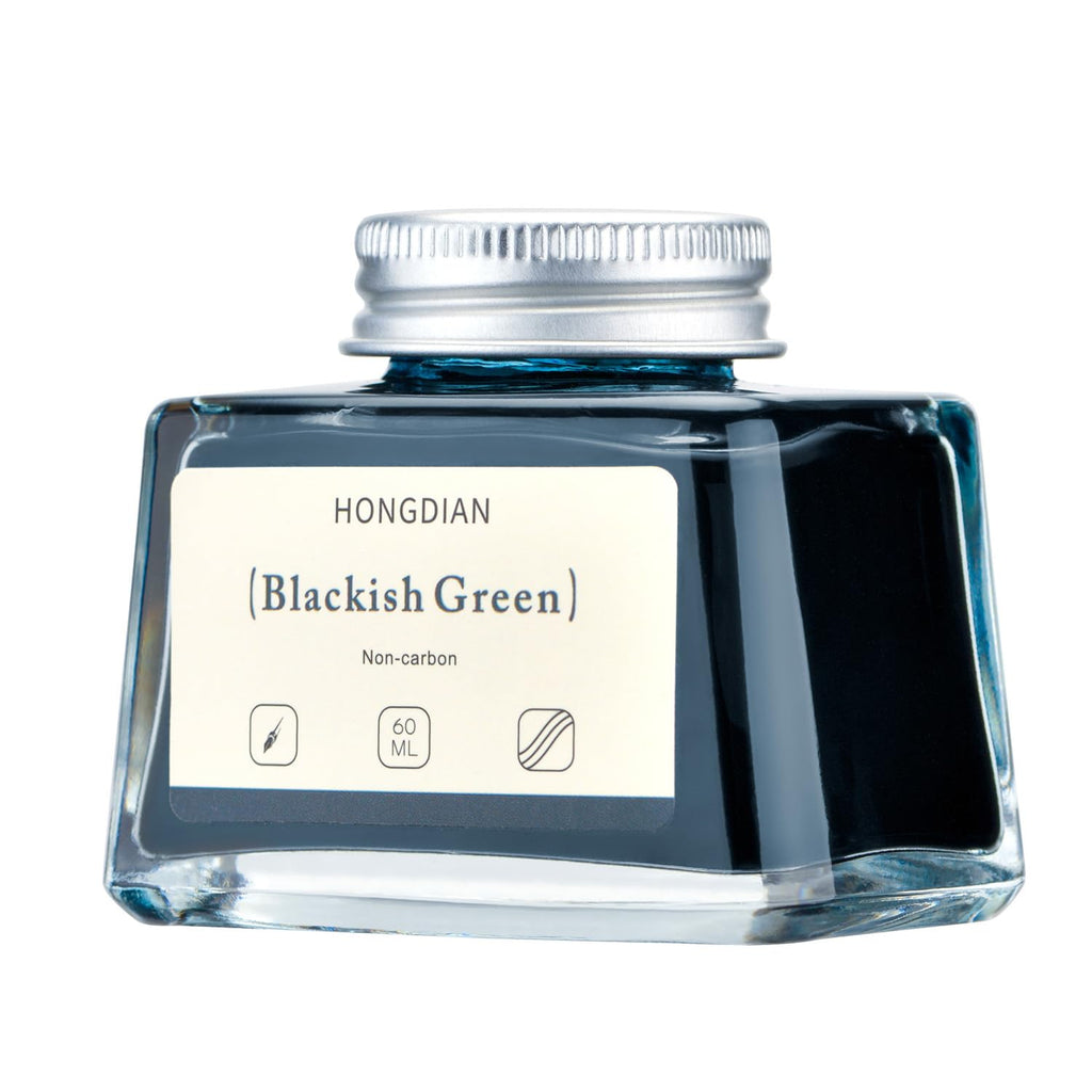 Asvine Hongdian Fountain Pen Bottled Ink Black, 60ml Fountain Pen Bottled Ink, Non Carbon