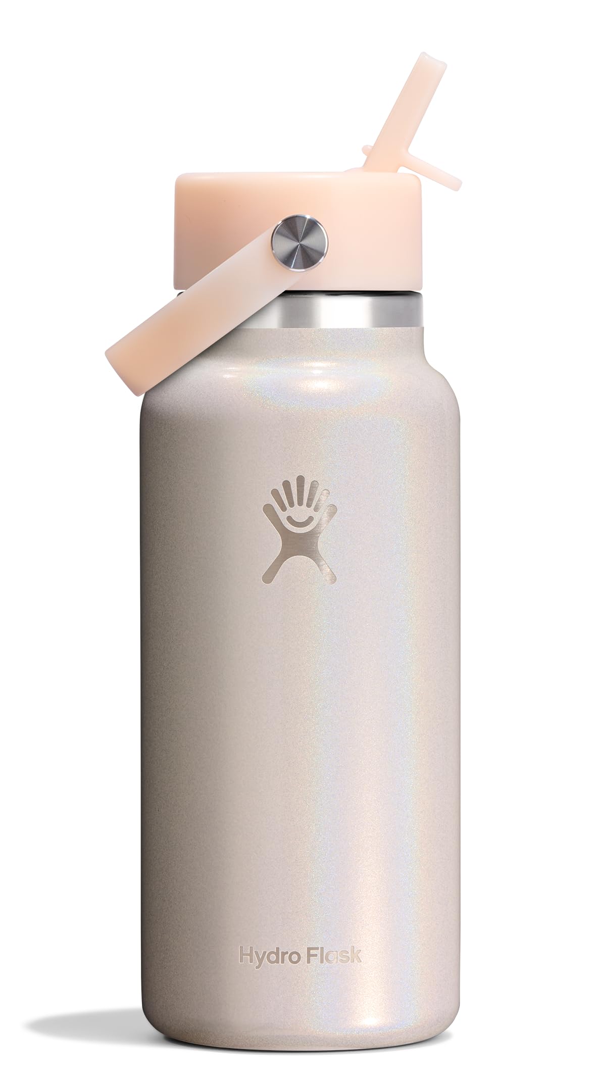Hydro Flask Water Bottle - Insulated Stainless Steel - Wide Straw Lid, Non Spill, Leakproof in 24 Oz Forest Green Arc