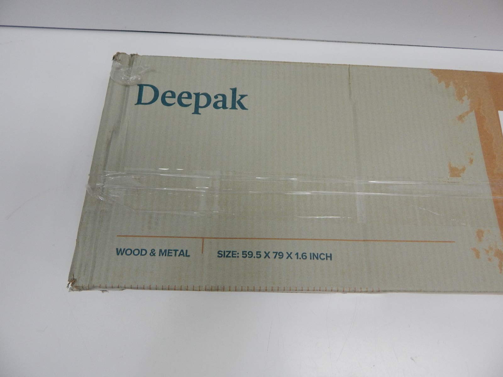 Zinus Deepak Easy Assembly Wood Slat 1.6 Inch Bunkie Board, Bed Slat Replacement, Full