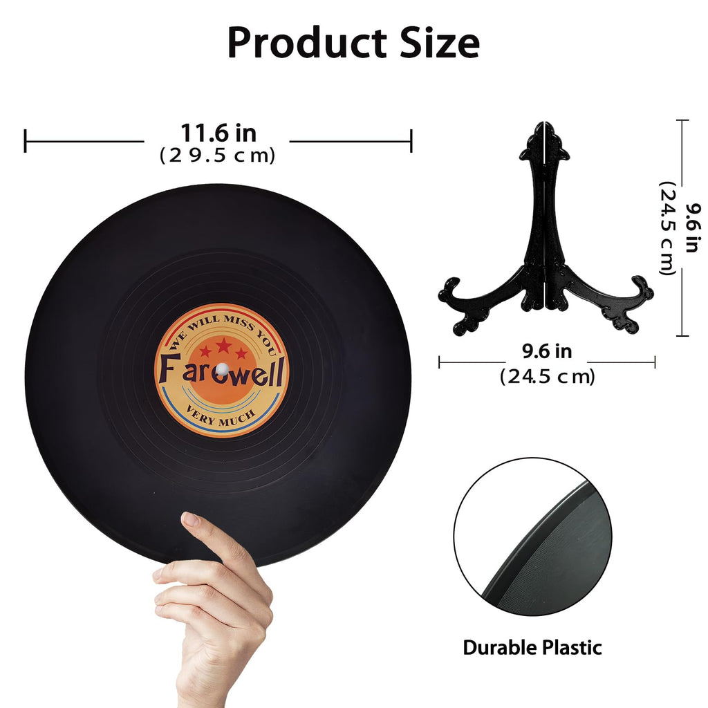 Vinyl Record Sweet 16 Birthday Decorations 11.6"X11.6", 16th birthday decorations Party Favor Sign Poster, 16th Birthday Guest Book Alternative, Great Sweet 16 Gifts for Girls or Boys (16 Years Old)