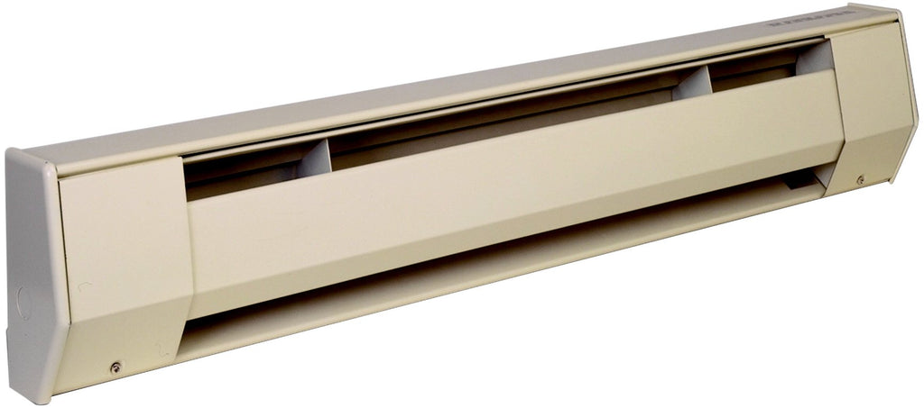 KING 4K1210BW K Series Baseboard Heater, 4' / 1000W / 120V, Bright White