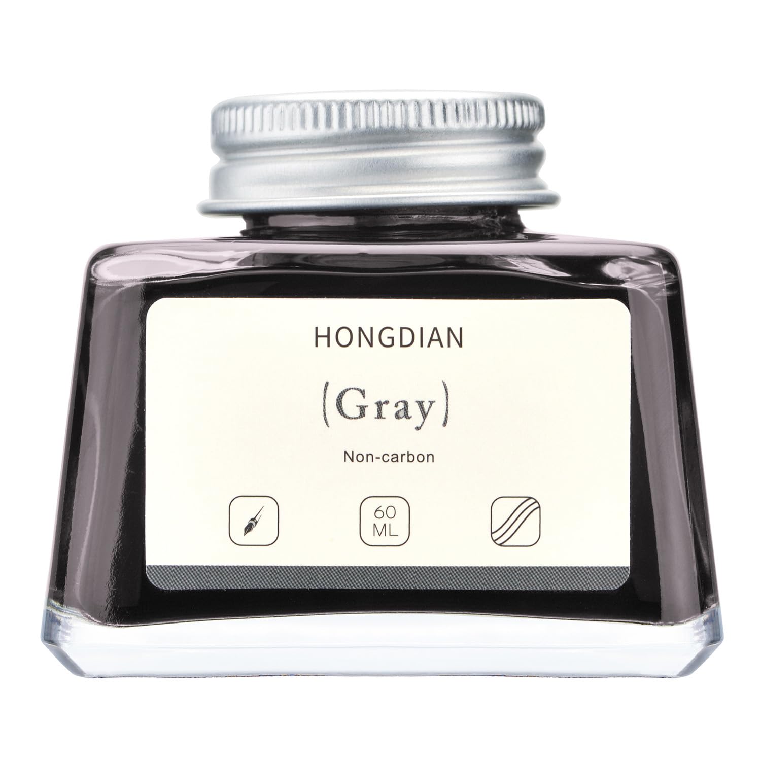 Asvine Hongdian Fountain Pen Bottled Ink Black, 60ml Fountain Pen Bottled Ink, Non Carbon