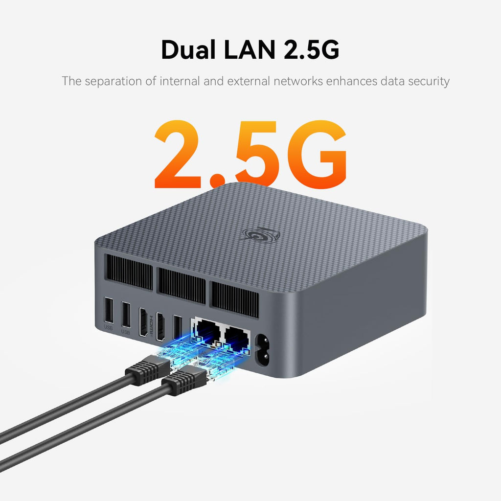 Beelink SER3 with AMD Ryzen 3 3200U, 8GB DDR4, 480GB NVMe M.2 SSD,Dual Display via HDMI 4K@60Hz Output, WiFi5, BT5.0, 1000M LAN, W-11 pro Gaming Office Mini Computer