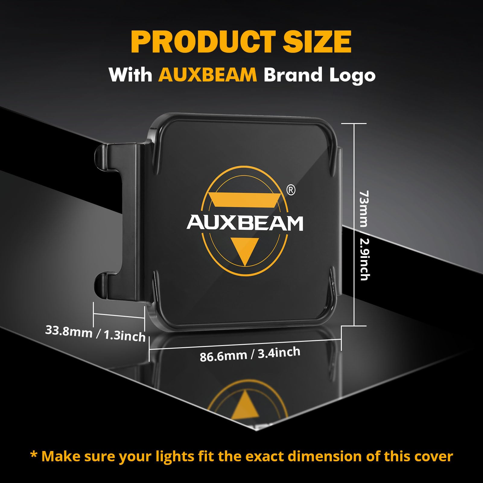 Auxbeam FA Series 3 Inch LED Cubes with DRL 2 Modes Spot Beam Offroad Lights 20W Driving Spotlights A-Pillar Ditch Lights for 4x4 Truck Car ATV Motorcycle, Pair