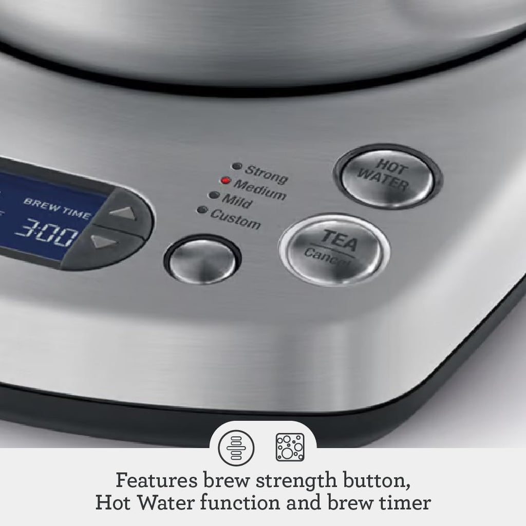 Breville BTM800XL Tea Maker Infuser and Kettle, Brushed Stainless Steel