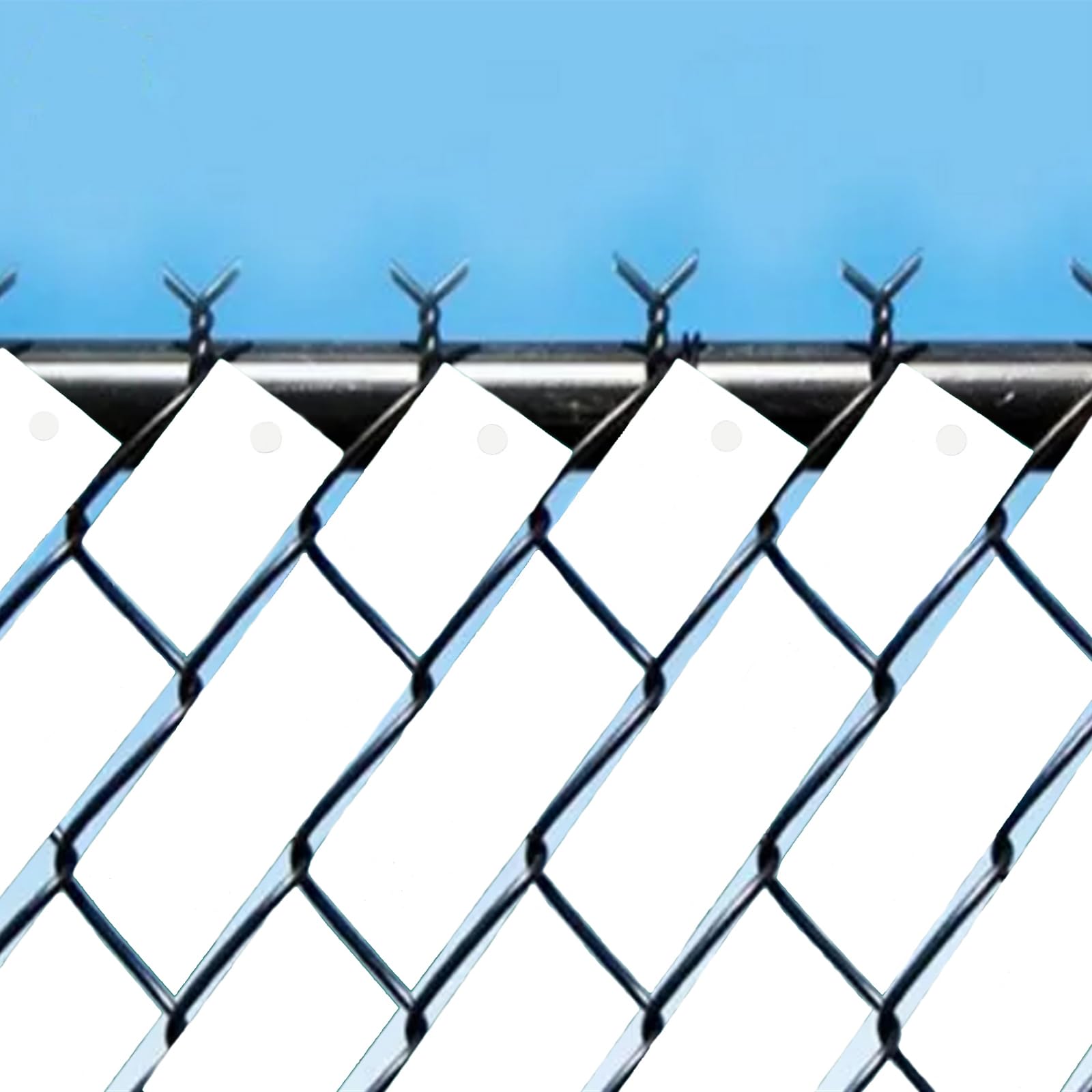 Chain Link Fence Privacy Tape, 246ft x 0.15ft Chain Link Fence Slats, Fence Covering Privacy, Brown (200PCS Button + Puncher Included)