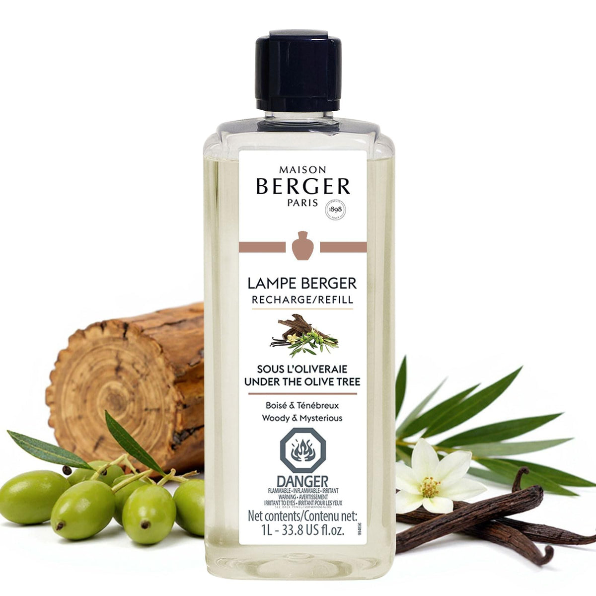 MAISON BERGER Lampe Berger Refill, 1 L, Agaves Garden | Catalytic Lamp Fragrance Refill, Helps Neutralize Odors, ~160 h Fragrance Diffusion, Made in France