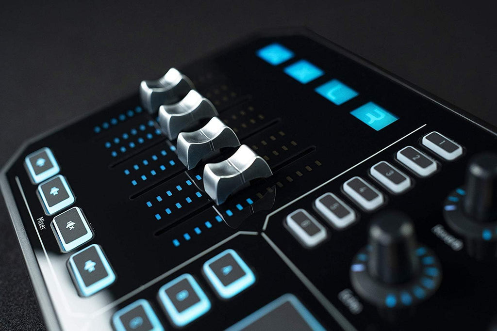 TC-Helicon GoXLR Revolutionary Online Broadcaster Platform with 4-Channel Mixer, Motorized Faders, Sound Board and Vocal Effects, Officially Supported on Windows