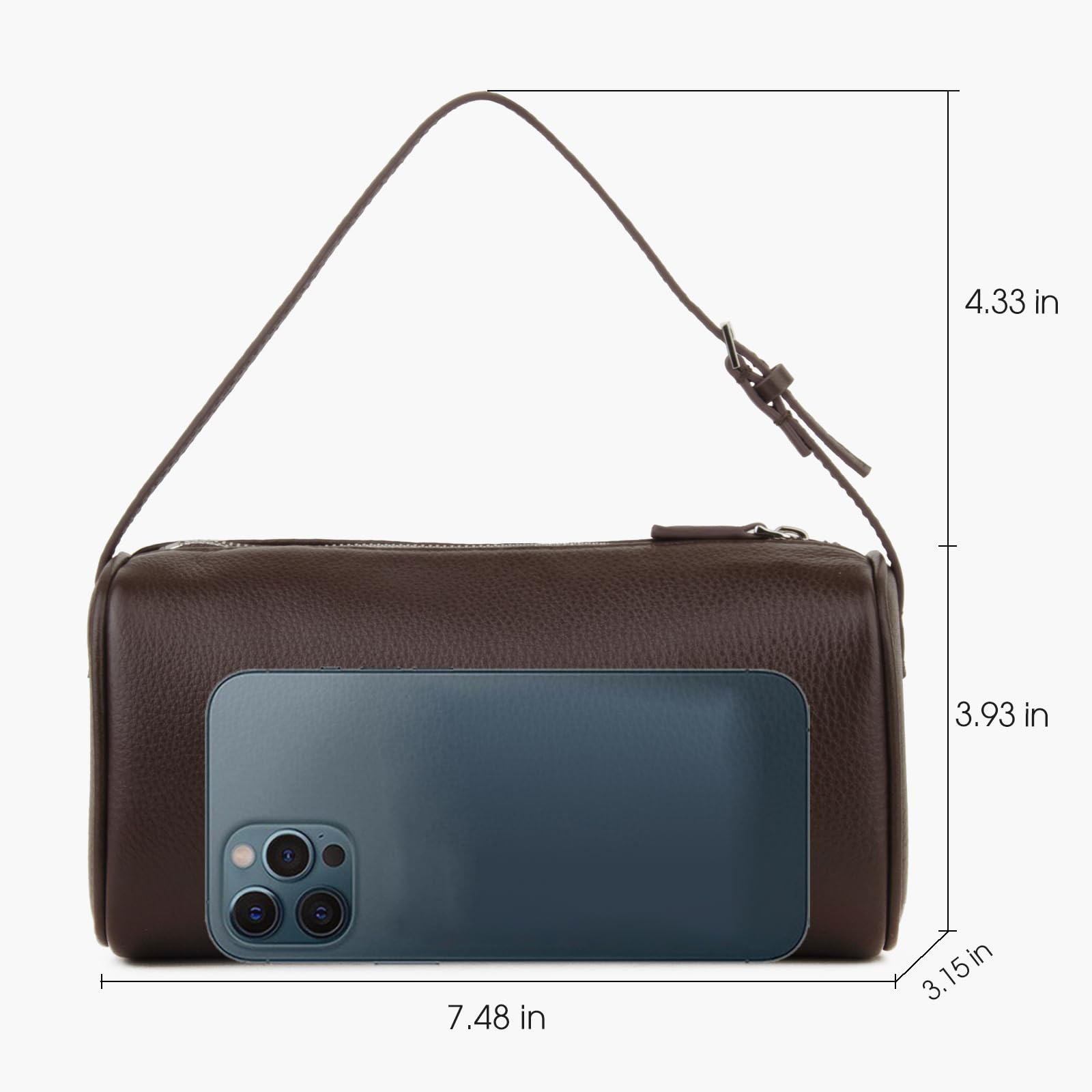 DONNAIN Premium Full-Grained Leather Crossbody Purses for Women, Hobo Bags for Women Crossbody with Adjustable Strap