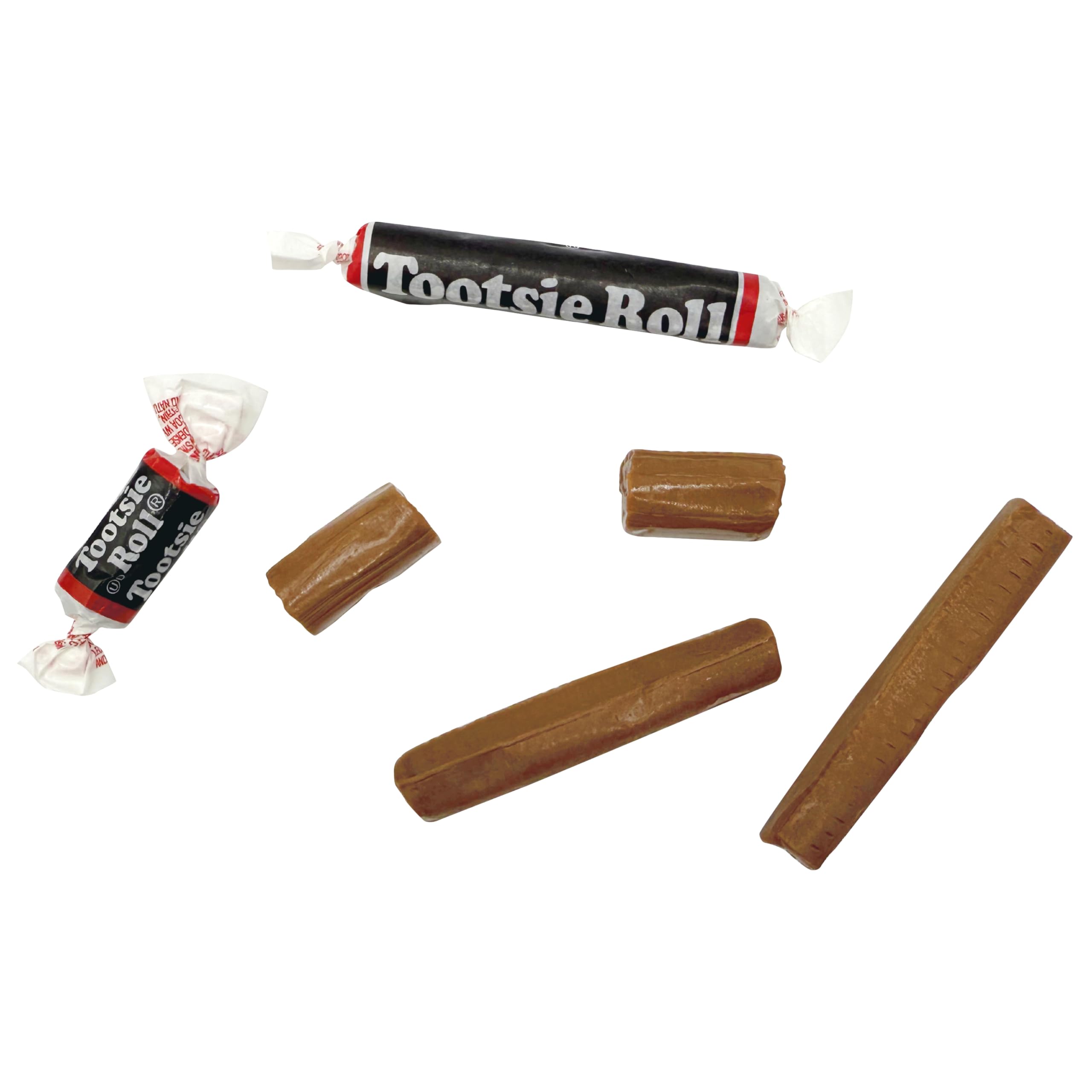TootsieMidgees & Large Mix, 2lb Bulk Bag, Mini & Large Chocolate Bars, Individually Wrapped Bulk Candy, The Hampton Popcorn & Candy Company