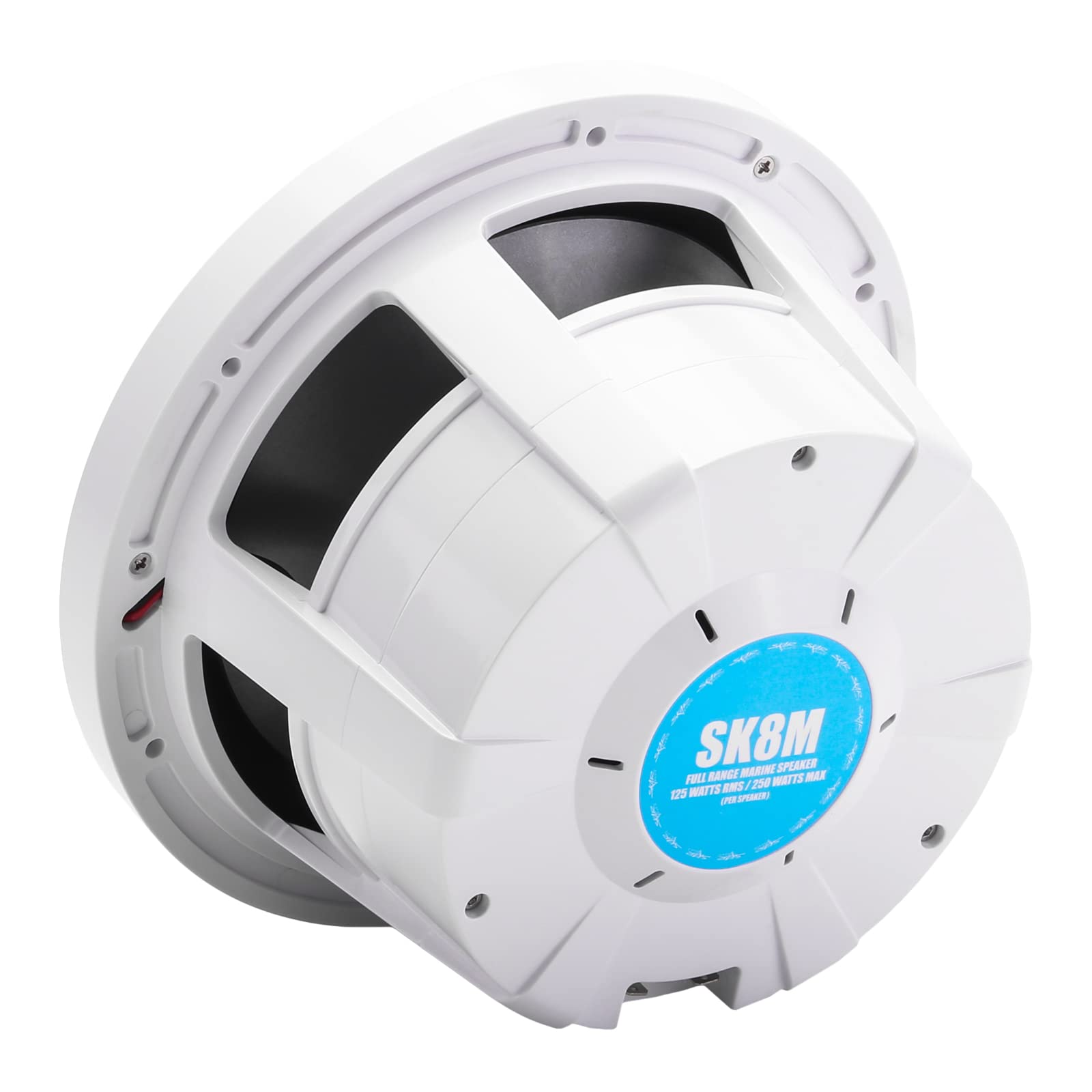 Skar Audio SK65MB-TWR 6.5" 2-Way Marine Full Range 320 Watt Coaxial Tower Speakers, Pair (Black)